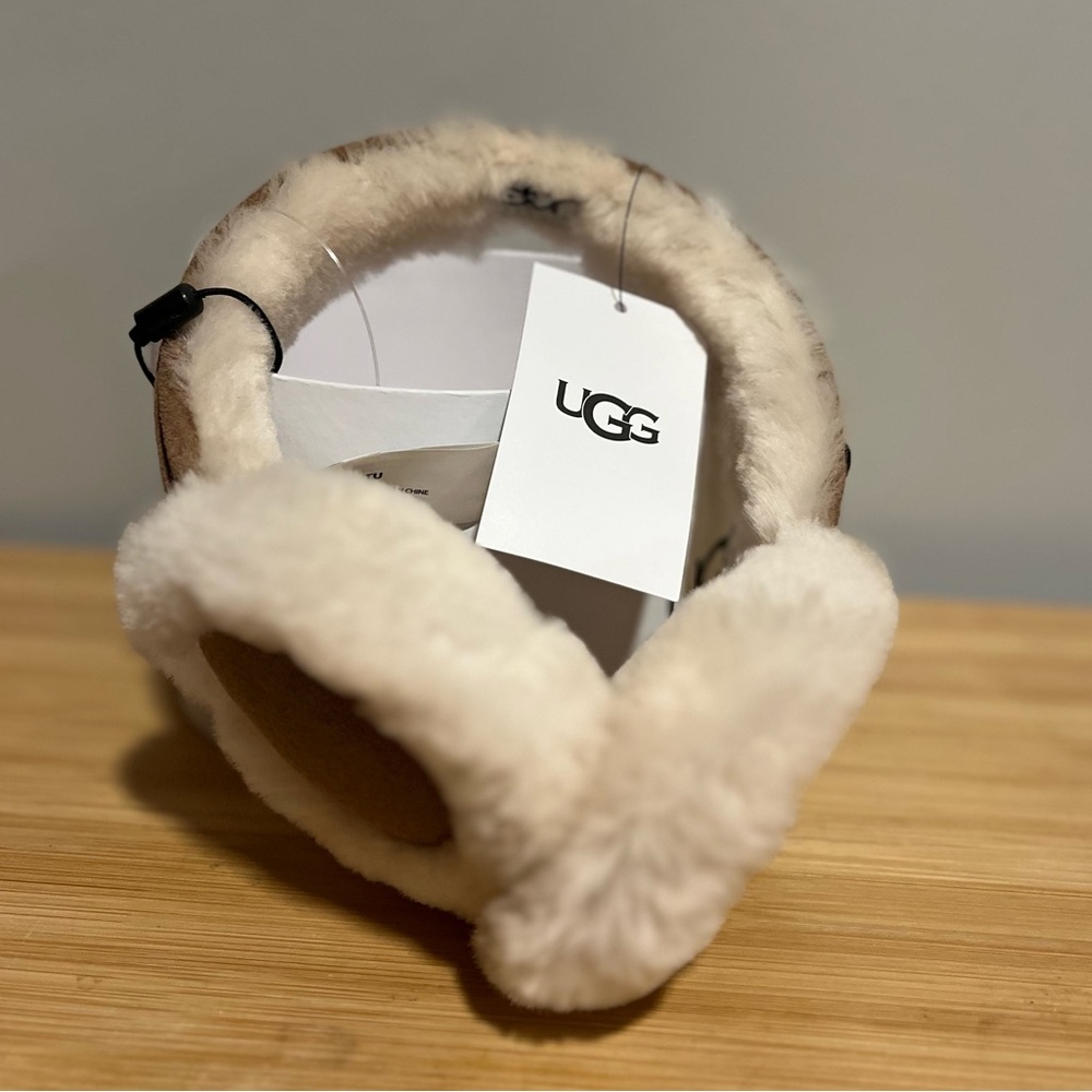 UGG Cream Shearling Earmuffs